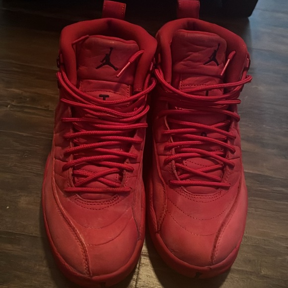 Men’s Air Jordan 12 Retro Gym Red Preowned Sz 8 - Picture 5 of 10